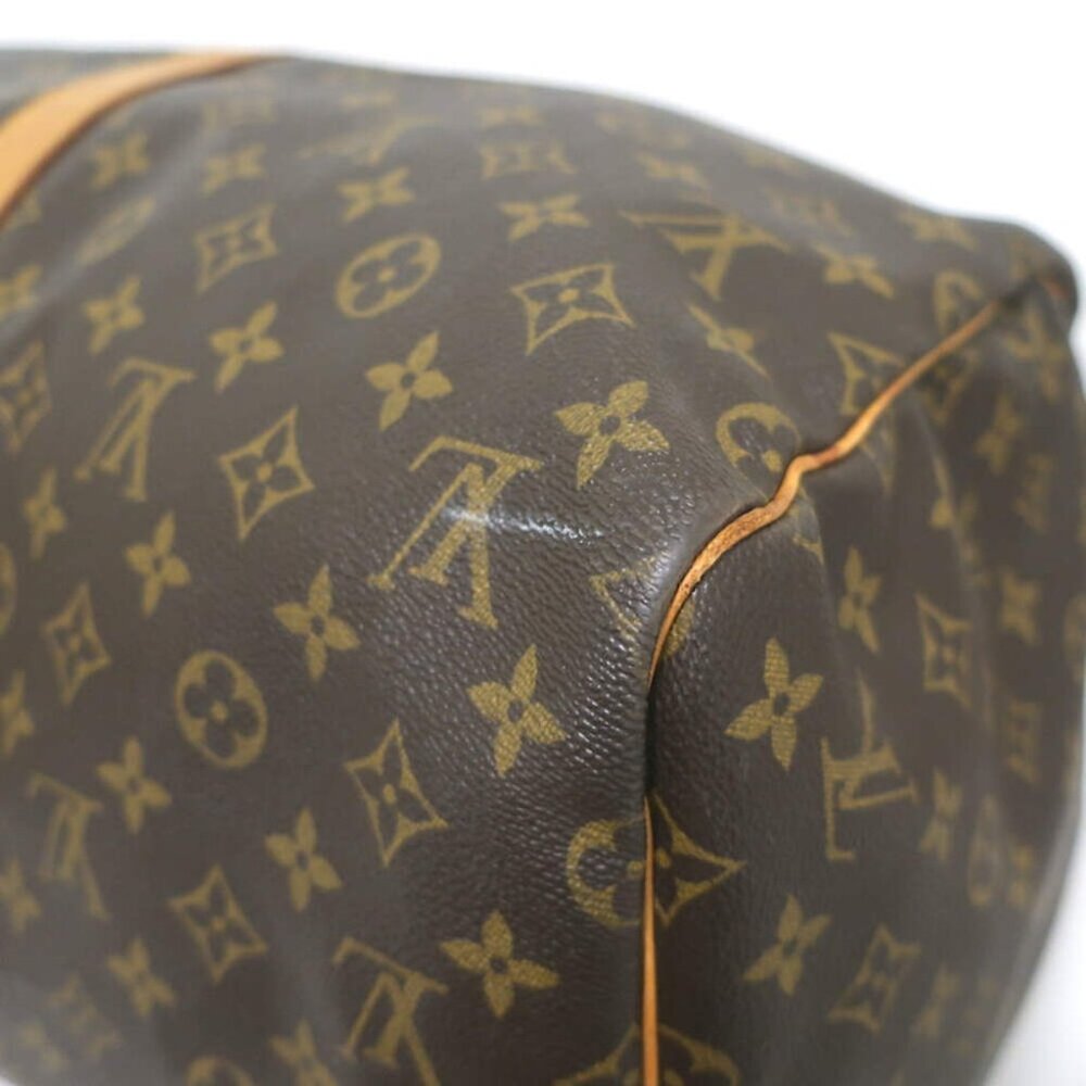 Louis Vuitton Keepall 55 Monogram Canvas Duffle Bag Brown W/ Tag, Lock, Key - Picture 15 of 16
